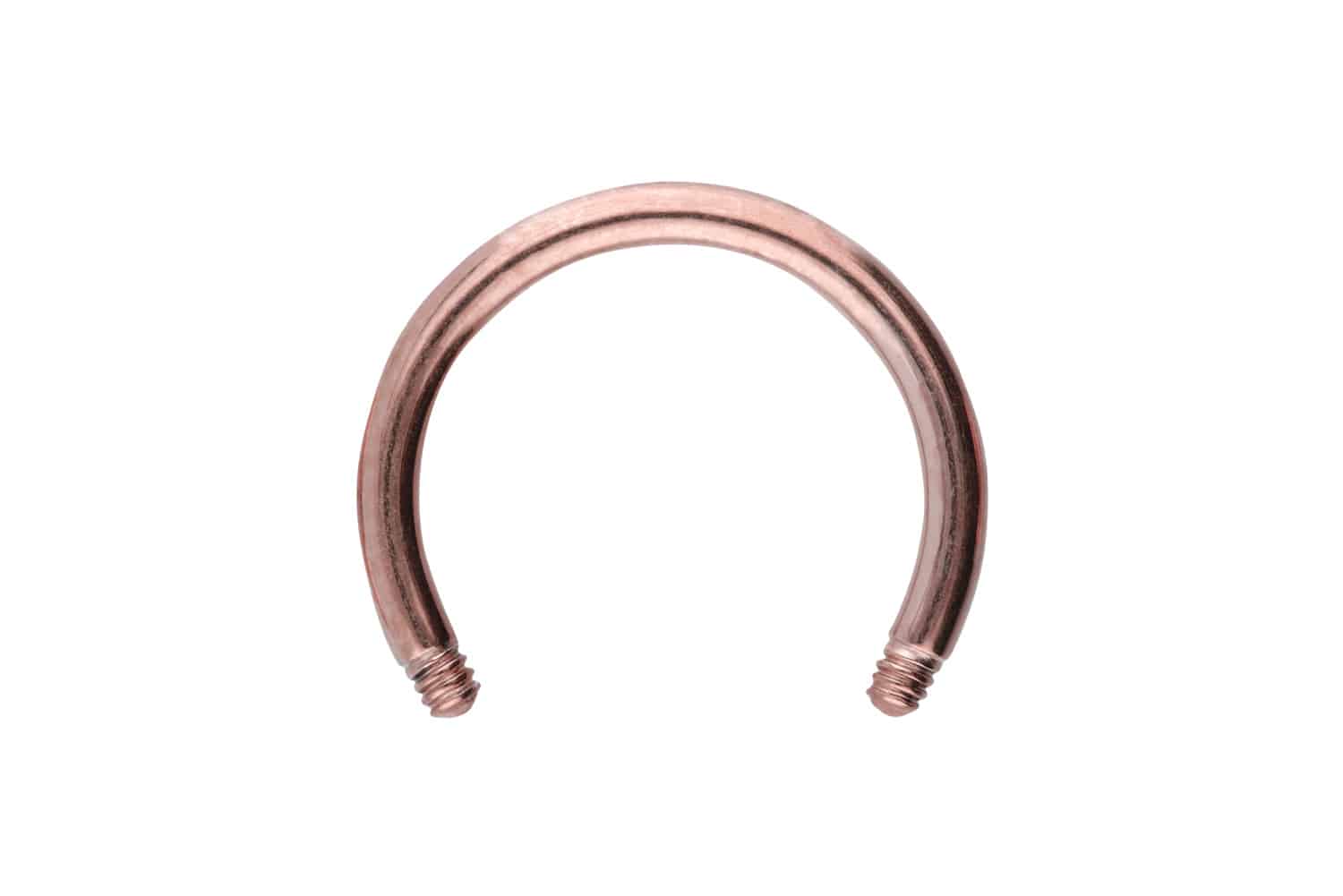 Titan Hufeisenring Piercing ohne Kugel